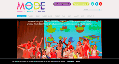 Desktop Screenshot of mode-dance.co.uk