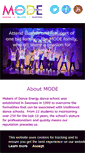 Mobile Screenshot of mode-dance.co.uk